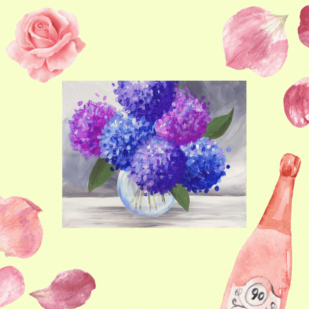 Painting & Garden Party at Pasta Grill!