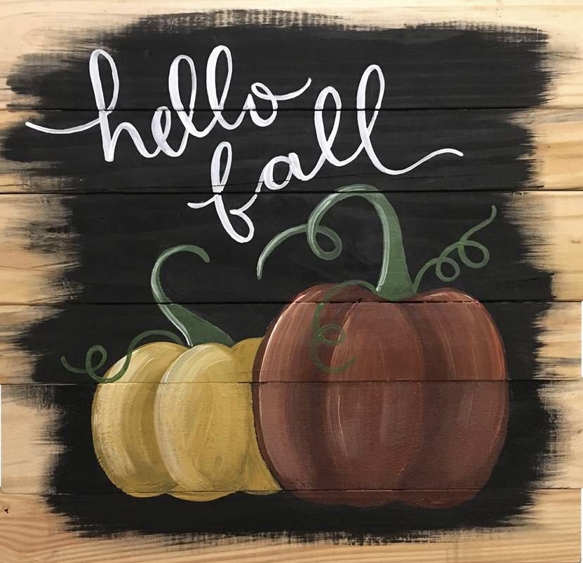 Wooden Pallet Sign – Hello Fall