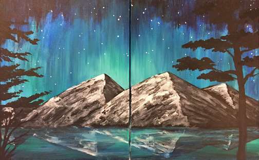 Aurora Mountain Magic