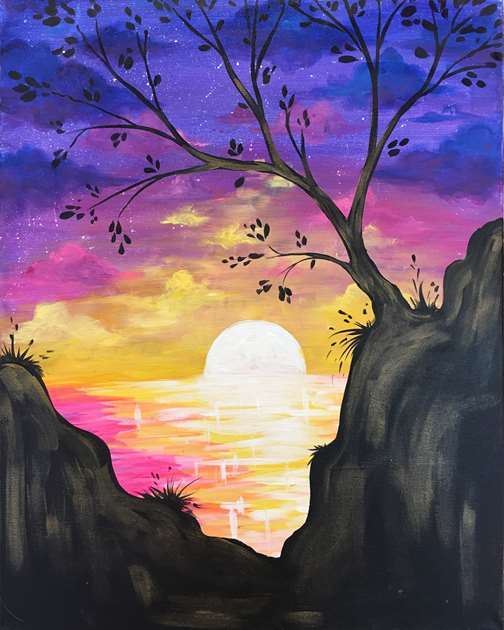 Cliff Side Sunset