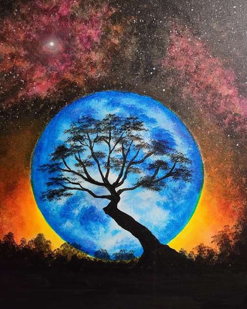 Enchanted Blue Moon