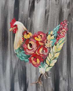 Floral Chicken