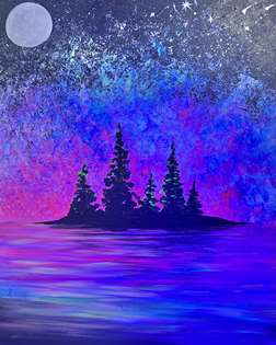 Fluorescent Pines 
