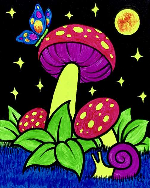 Glowing Mushrooms