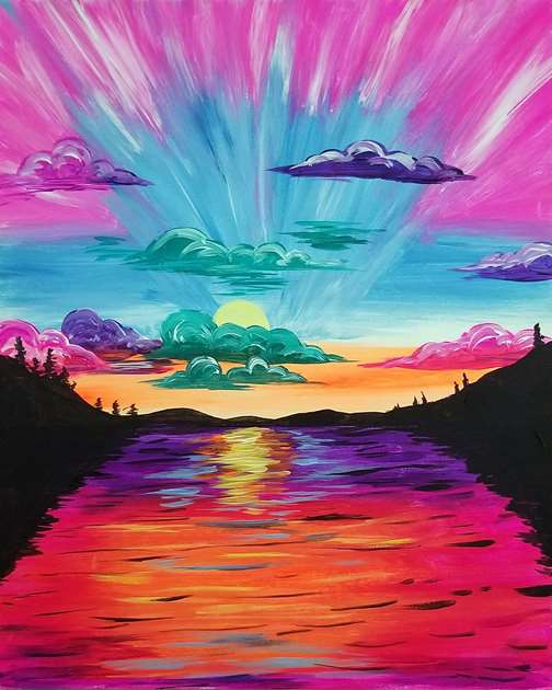 Kaleidoscopic Sunset