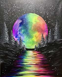 Magical Rainbow Moon
