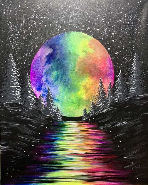 Magical Rainbow Moon