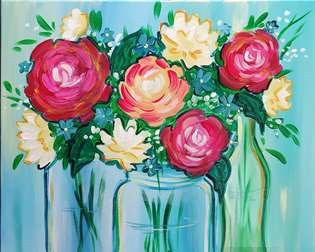 Mason Jar Bouquet