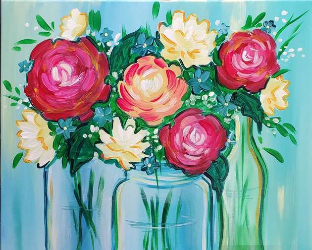 Mason Jar Bouquet