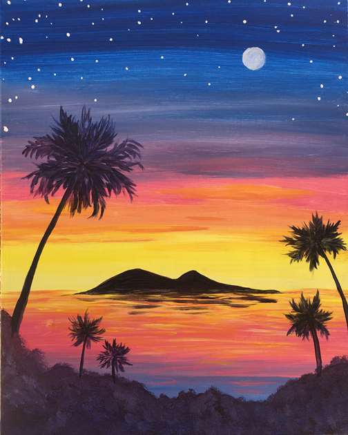 Moon Over Catalina