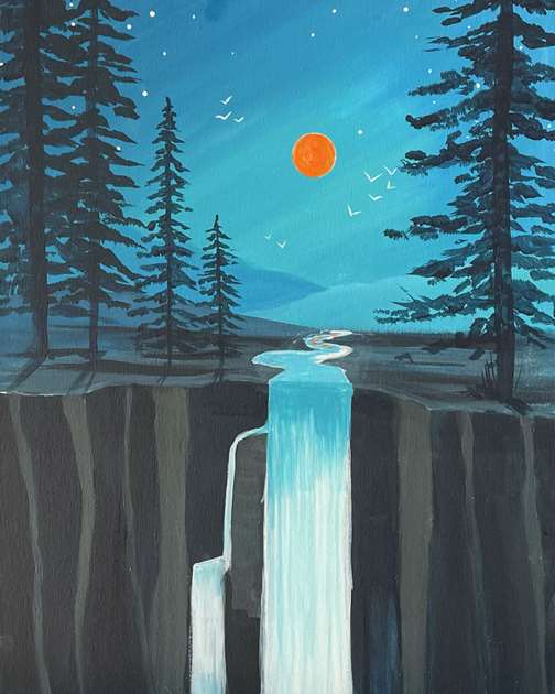 Moonlight Cascade