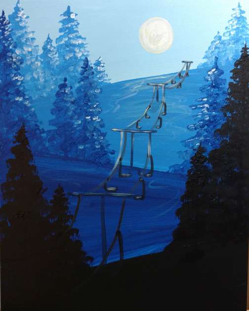 Moonlit Slopes