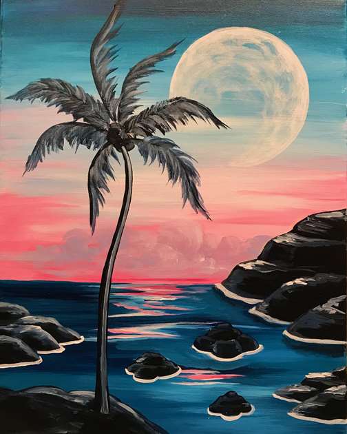 Moonrise Dawn