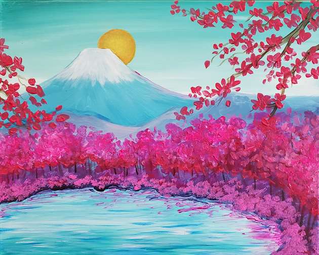 Mount Fuji Blossoms