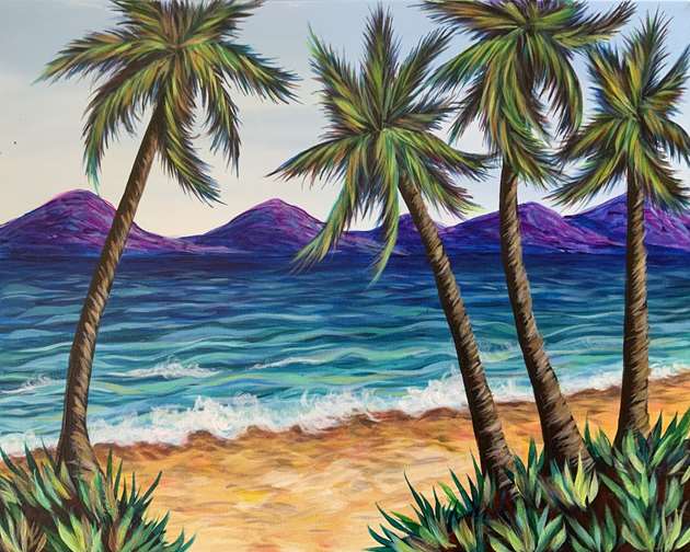 Palm Trees and Ocean Breeze
