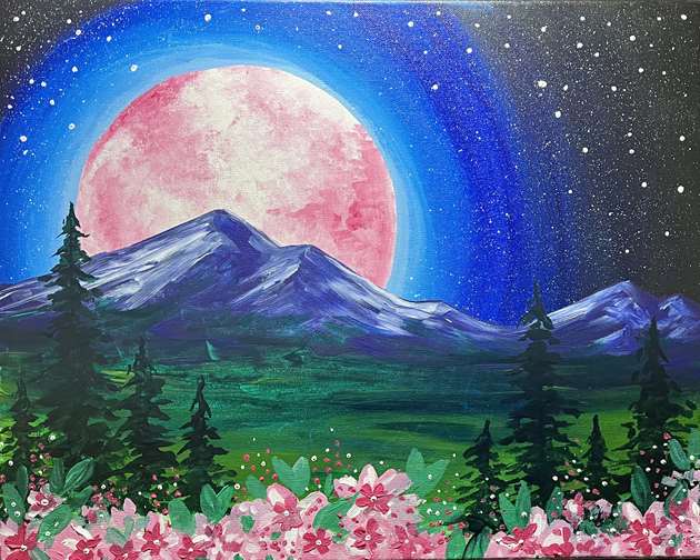 Pink Moon Forest