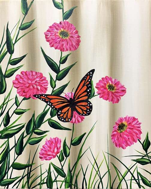 Pink Zinnia Picnic