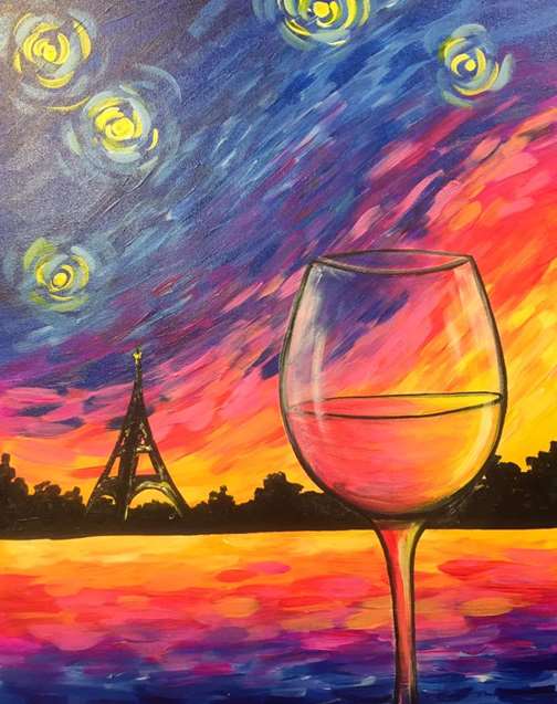 Paint & Sip: Summer Nights at Pinstripes