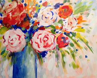 Pinot's Poppin' Peonies