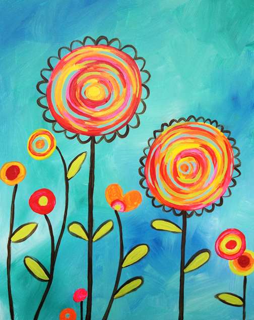 Pinwheel Blooms