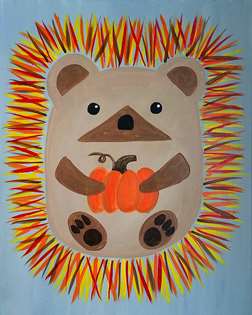Pumpkin Spiced Hedgehog