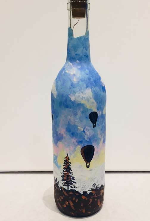 Rise With Me - Wine Bottle