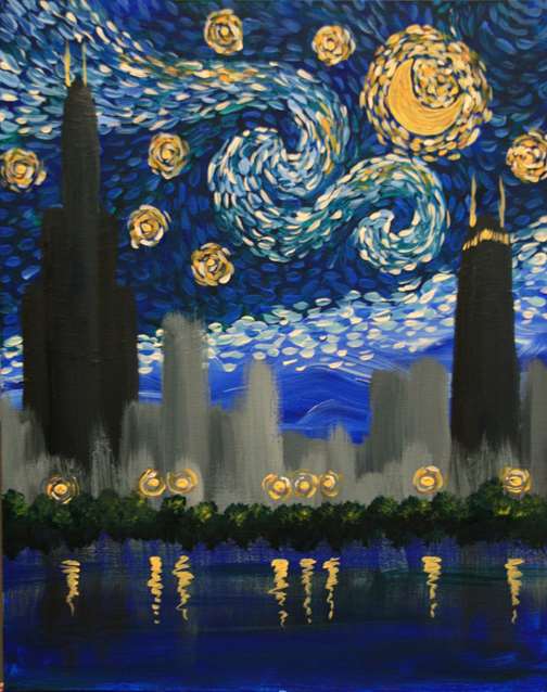 Simply Starry Night "Your City"
