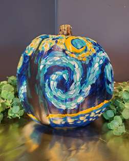 Starry Night Pumpkin