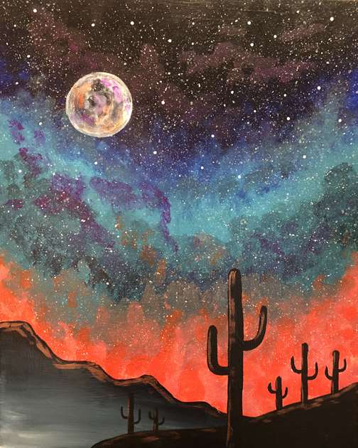 Starry Southwest Galaxy