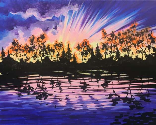Sunset in Purple