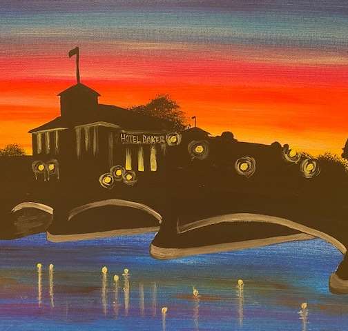Sunset Over the Fox