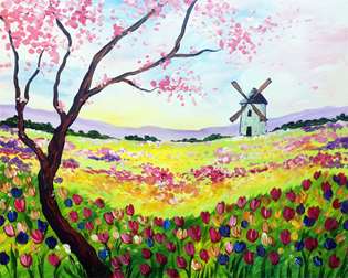 Tulips a la Van Gogh