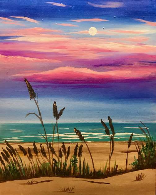Twilight Walk on the Beach