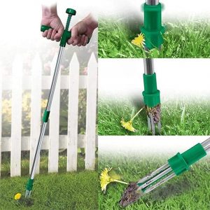Standing Weed Puller Root Removal Tool