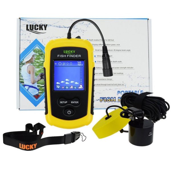 Portable Wireless Smart Pro Fish Finder Sonar Detector With Display