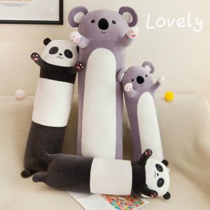 Long Panda Bear Soft Stuffed Plush Body Pillow Toy