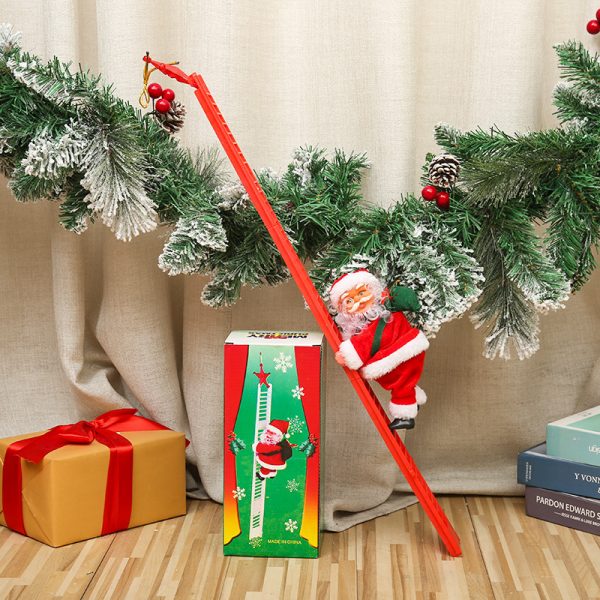 Automatic Santa Climbing Ladder With Music