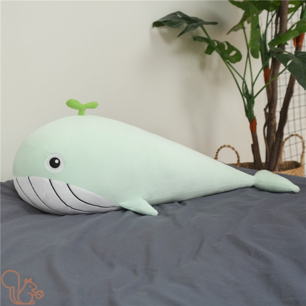 Jumbo Plush Whale Soft Stuffed Plush Pillow Toy