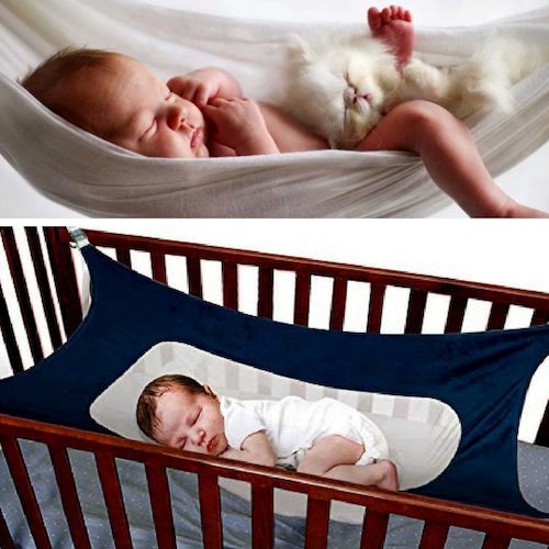 Catchiebaby Infant Baby Hammock (Detachable Baby Crib With Adjustable Net)