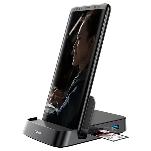 7 In 1 Samsung Huawei Type-C Phone Hub Docking Dock Station Multi Usb C 4K Hdmi Sd Microsd