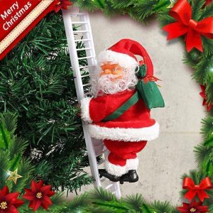 Automatic Santa Climbing Ladder With Music