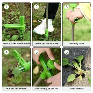 Standing Weed Puller Root Removal Tool (2)