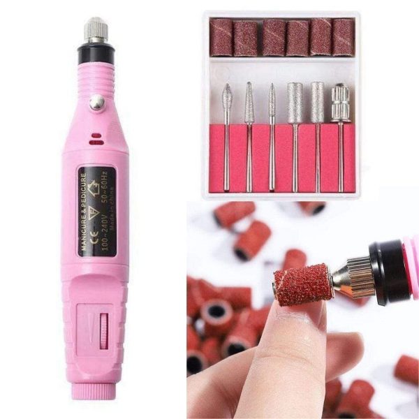 Nail Drill Electric Nail File Drills Manicure Kit With Files