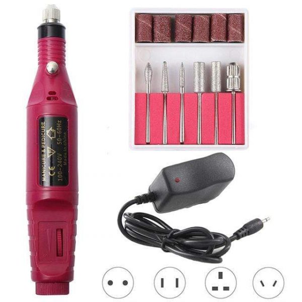 Nail Drill Electric Nail File Drills Manicure Kit With Files