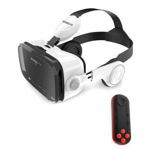 Kit Virtual Reality Glasses With Stereo Headset For Mobile Phones
