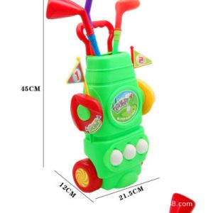 Kids Golf Clubs Toy Set Game Play With Golf Cart