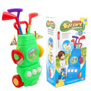 Kids Golf Clubs Toy Set Game Play With Golf Cart