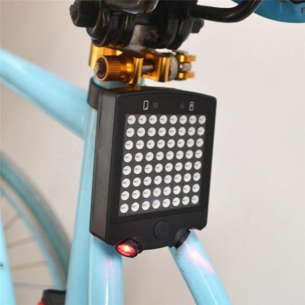 Led Bicycle Wireless Turn Light Indicator Taillight