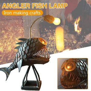 Steampunk Angler Fish Lamp