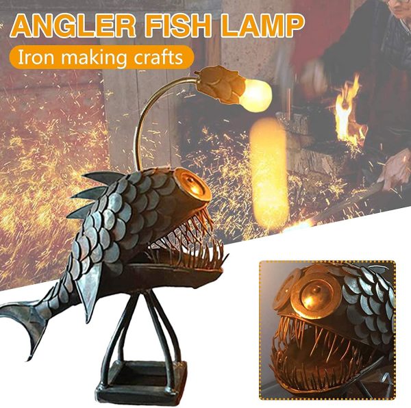 Steampunk Angler Fish Lamp